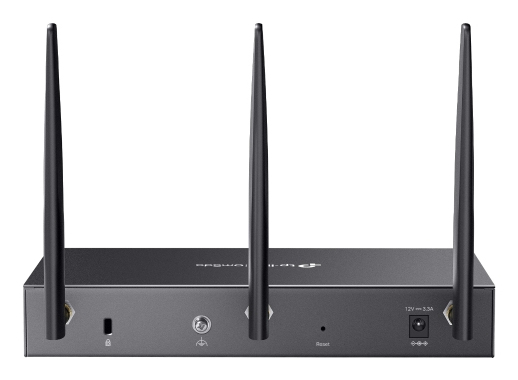 TP-Link Omada AX3000 draadloze router Gigabit Ethernet Dual-band (2.4 GHz / 5 GHz) Zwart - Afbeelding 3