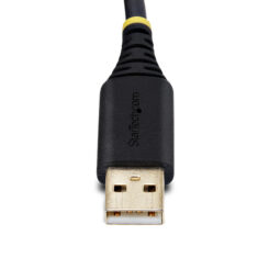 StarTech.com 1m USB naar Seriëel Adapter Kabel, COM Retention, Verwisselbare Schroeven/Moeren, USB-A naar RS232 DB9 Converter, FTDI IC, ESD Bescherming, Windows/macOS/Linux - Afbeelding 6