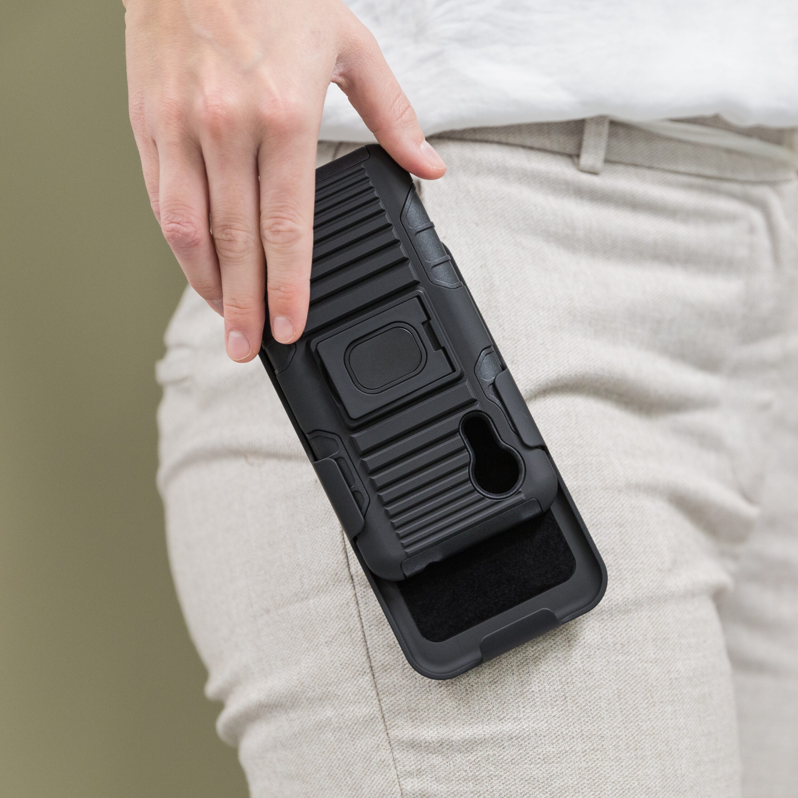 Xccess Combo Holster with Clip Samsung Galaxy Xcover 5 Black - Afbeelding 4