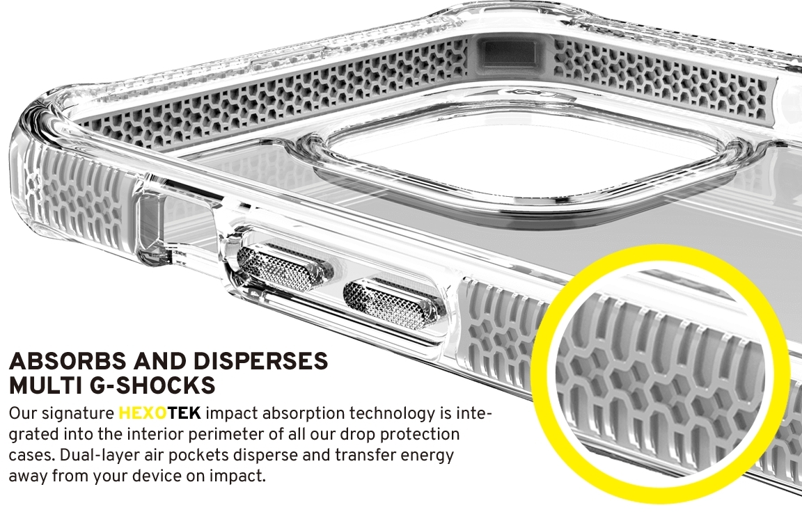 ITSKINS Level 3 SupremeClear for Apple iPhone 13 Pro Transparent - Afbeelding 7