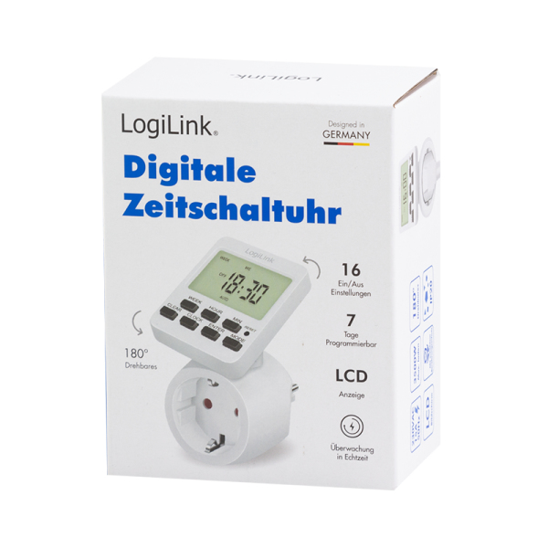 LogiLink ET0014 elektrische timer Wit Dagelijkse/Wekelijkse timer - Afbeelding 8