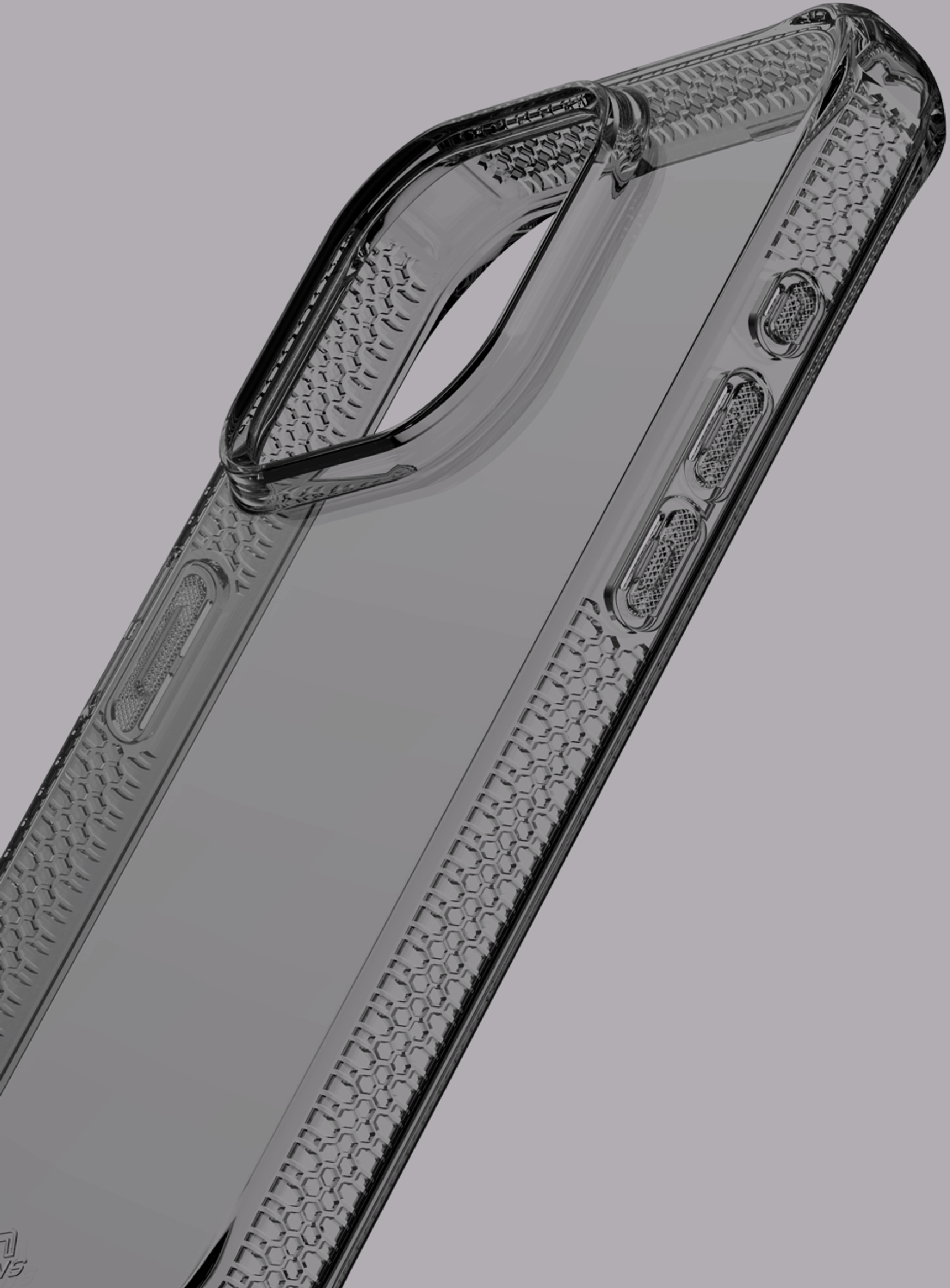 ITSKINS Level 2 SpectrumClear_R for Apple iPhone 15 Pro Smoke - Afbeelding 3