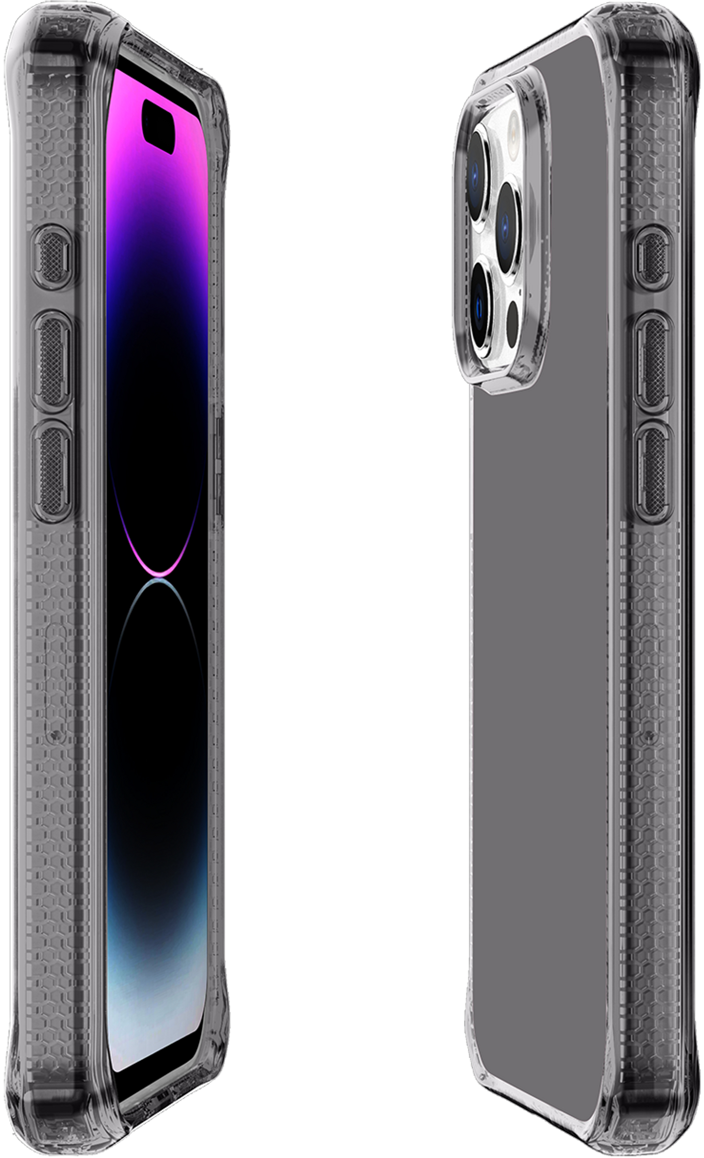 ITSKINS Level 2 SpectrumClear_R for Apple iPhone 15 Pro Smoke - Afbeelding 4