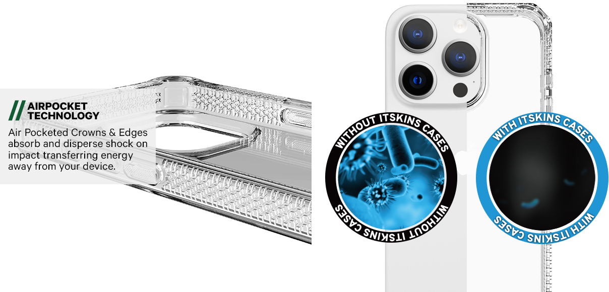 ITSKINS Level 2 SpectrumClear_R for Apple iPhone 15 Pro Smoke - Afbeelding 8