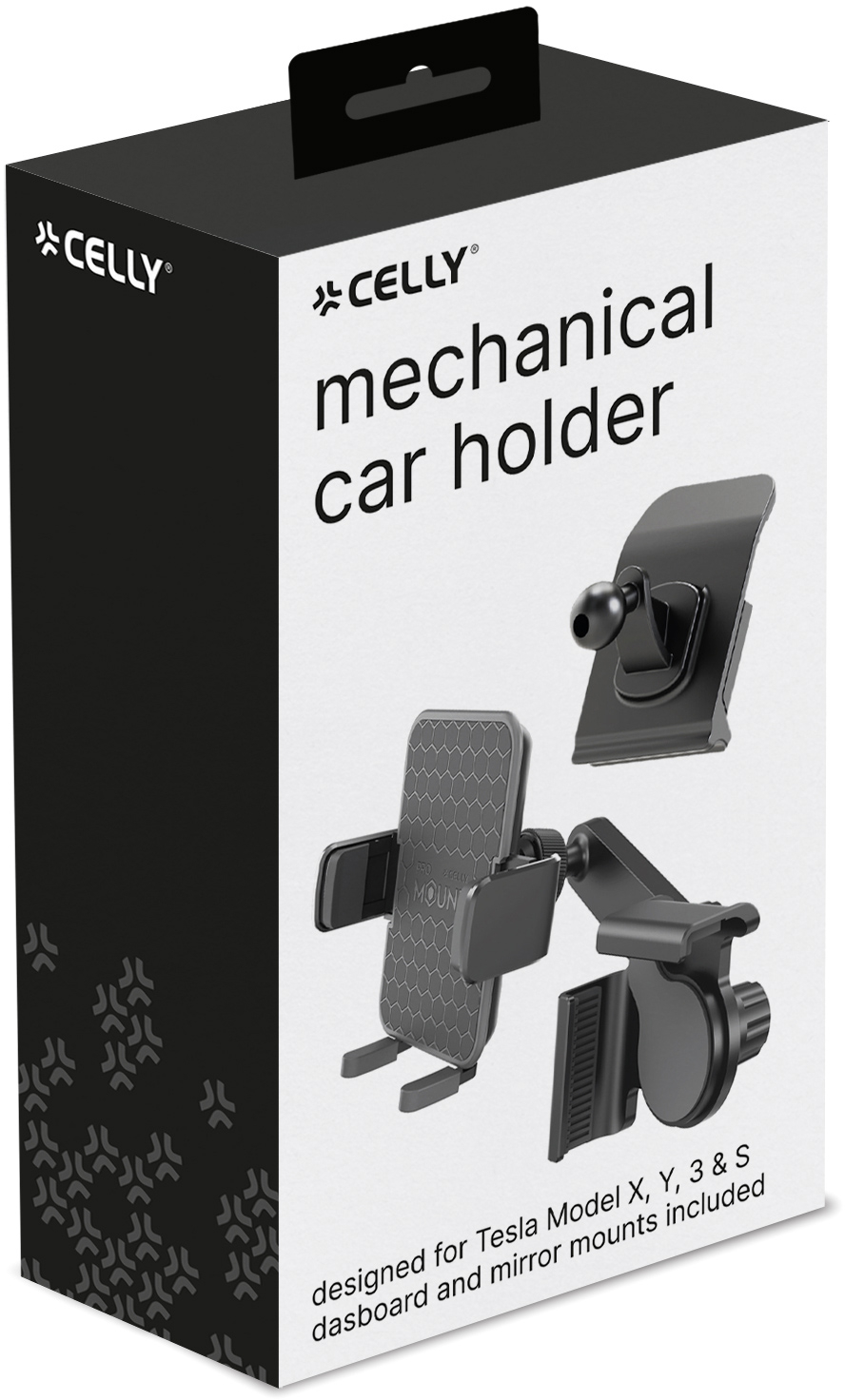 Celly MOUNTVENTPLUST houder Passieve houder Mobiele telefoon/Smartphone Zwart - Afbeelding 3
