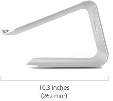 Rain Design mStand 360 Laptop Stand + Swivel Base Black - Afbeelding 5