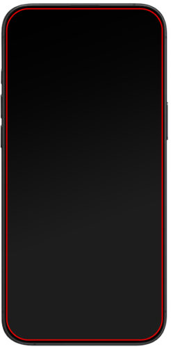 Mobilize Privacy Glass Screen Protector - Black Frame - for Apple iPhone 15/16