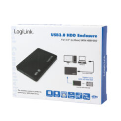 LogiLink UA0256 behuizing voor opslagstations HDD-behuizing Zwart 2.5" - Afbeelding 9