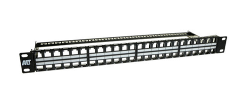 ACT Patchpaneel 48-poorts keystone unloaded 19" 1U high density