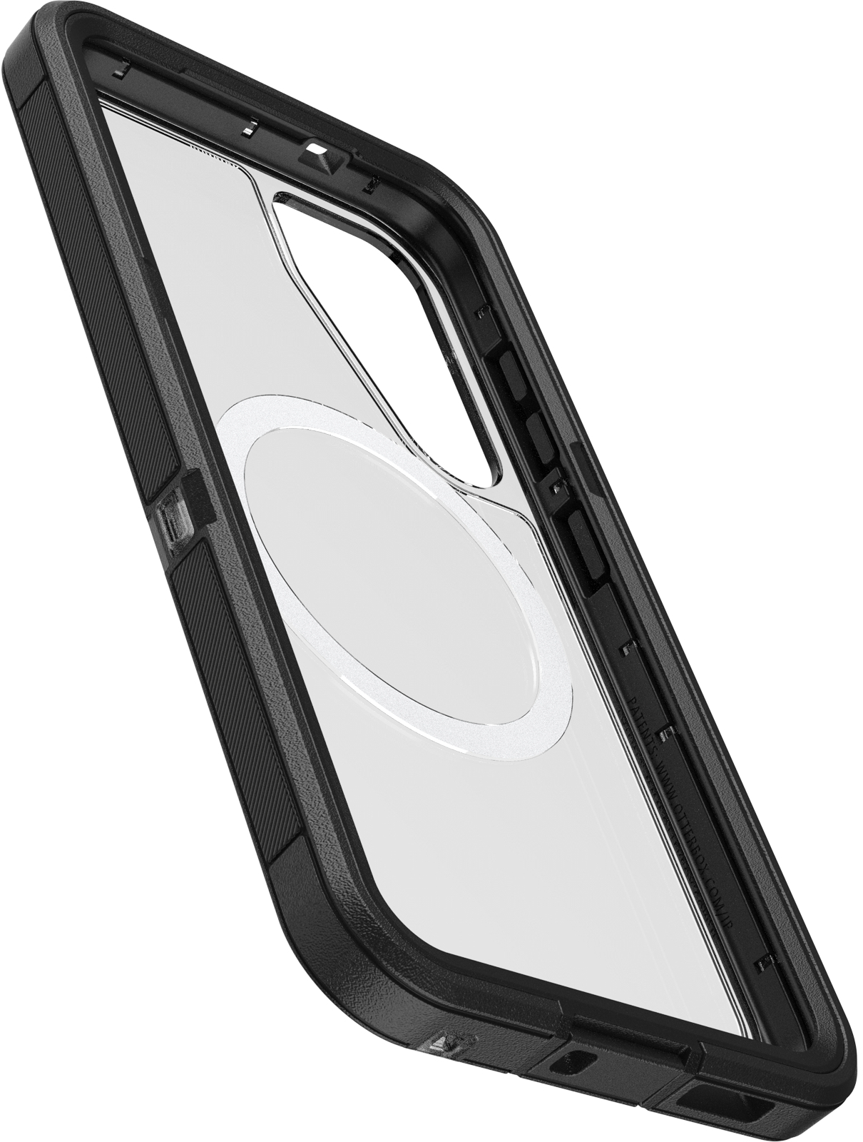 OtterBox Defender Series XT with Magnets Samsung Galaxy S25 5G Clear/Black - Afbeelding 2