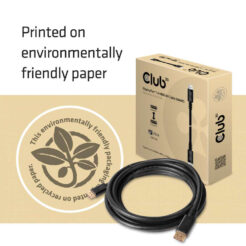 CLUB3D DisplayPort 1.4 HBR3 8K Kabel M/M 4meter - Afbeelding 7