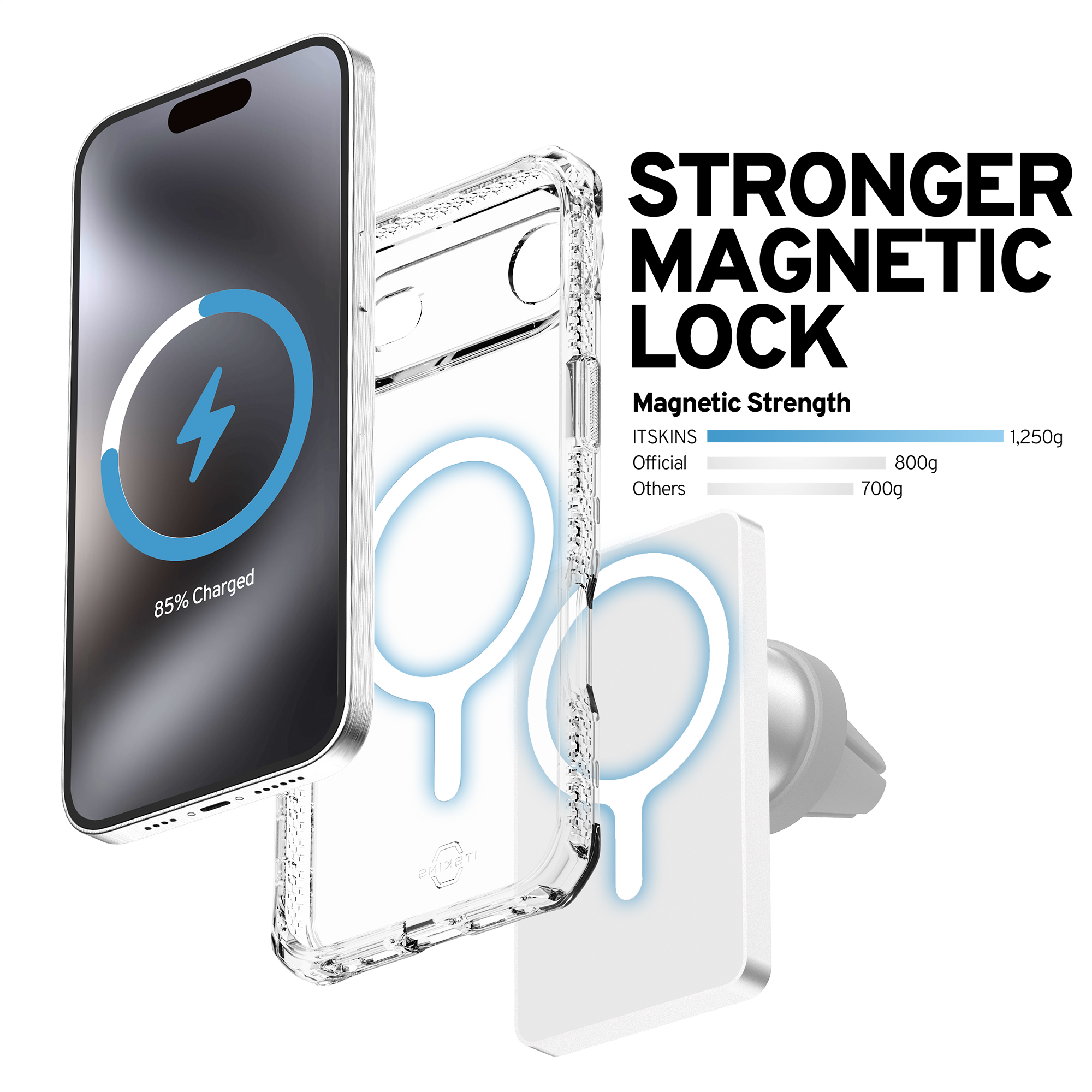 ITSKINS Level 2 HybridMagClear_R for Apple iPhone Air Transparent - Afbeelding 7