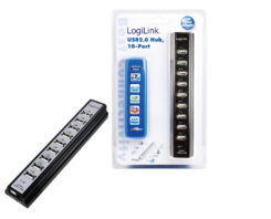LogiLink UA0096 interface hub 480 Mbit/s Zwart - Afbeelding 2