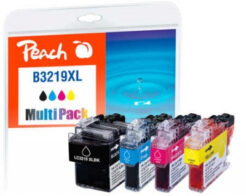 Peach PI500-245 inktcartridge 4 stuk(s) Zwart, Cyaan, Magenta, Geel