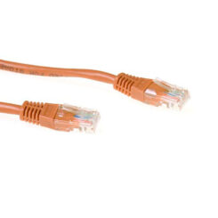 ACT Bruine 1 meter U/UTP CAT5E patchkabel met RJ45 connectoren
