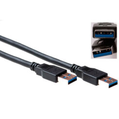 ACT USB 3.0 A male - USB A male 2,00 m - Afbeelding 2