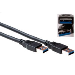 ACT USB 3.0 A male - USB A male 2,00 m