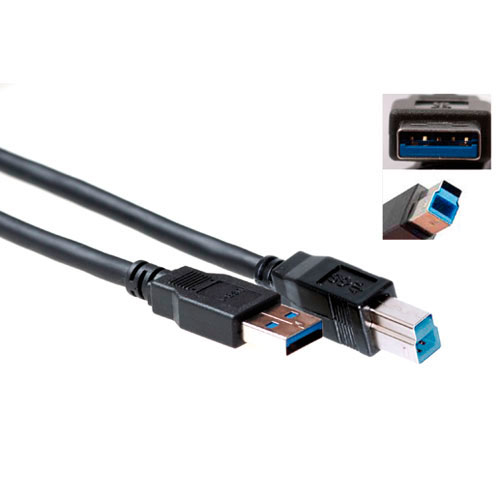 ACT USB 3.0 A male - USB B male 1,00 m - Afbeelding 2