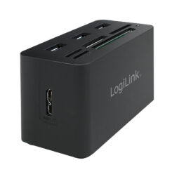 LogiLink CR0042 laptop dock & poortreplicator Bedraad USB 3.2 Gen 1 (3.1 Gen 1) Type-A Zwart - Afbeelding 3