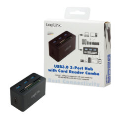 LogiLink CR0042 laptop dock & poortreplicator Bedraad USB 3.2 Gen 1 (3.1 Gen 1) Type-A Zwart - Afbeelding 7