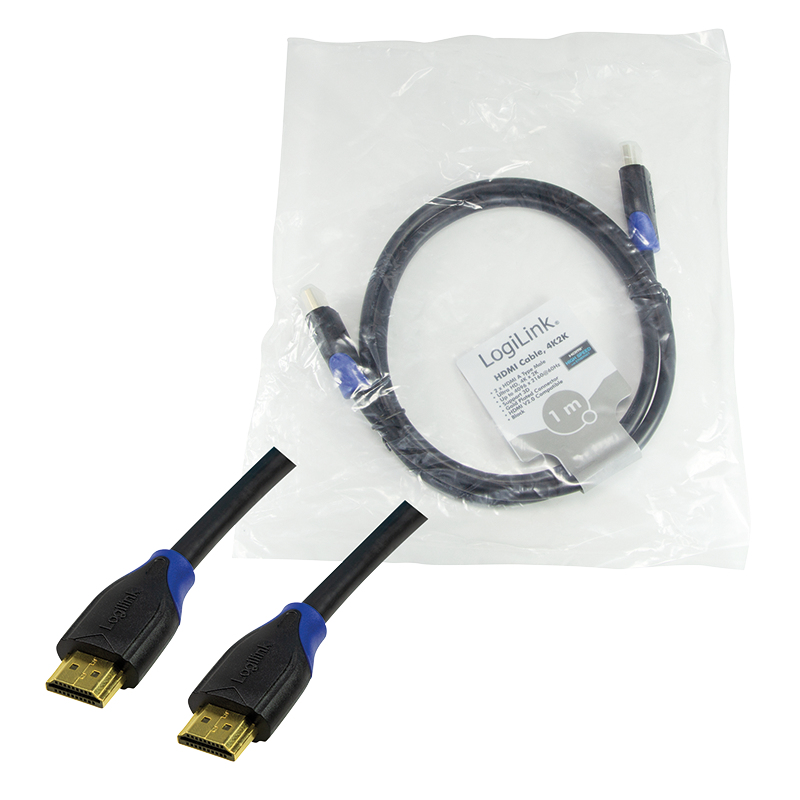 LogiLink CH0061 HDMI kabel 1 m HDMI Type A (Standaard) Zwart - Afbeelding 7