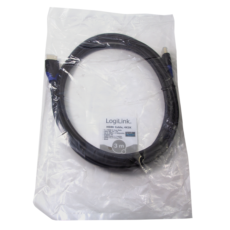 LogiLink CH0063 HDMI kabel 3 m HDMI Type A (Standaard) Zwart - Afbeelding 6