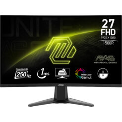 MSI MAG 27C6X computer monitor 68,6 cm (27") 1920 x 1080 Pixels Full HD LCD Zwart