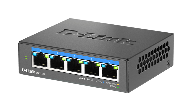 D-Link 5-poorts 2,5G Multi-Gigabit Desktop Switch - Afbeelding 5