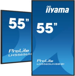 iiyama LH5565UHSB-B1 beeldkrant Kiosk-ontwerp 138,7 cm (54.6") LED Wifi 800 cd/m² 4K Ultra HD Zwart Type processor Android 11 24/7