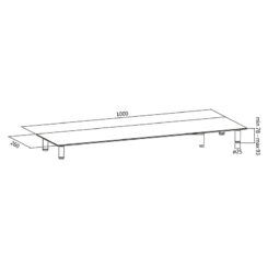 LogiLink BP0060 flat panel bureau steun Roestvrijstaal, Transparant - Afbeelding 11