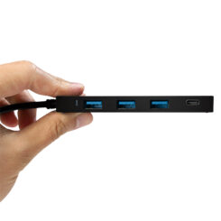 LogiLink UA0311 interface hub USB 3.2 Gen 1 (3.1 Gen 1) Type-C 5000 Mbit/s Zwart - Afbeelding 3
