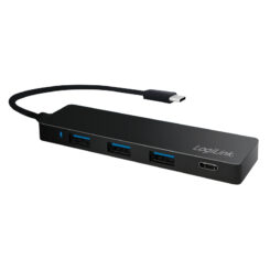 LogiLink UA0311 interface hub USB 3.2 Gen 1 (3.1 Gen 1) Type-C 5000 Mbit/s Zwart - Afbeelding 2