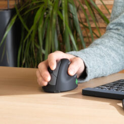 R-Go Tools Ergonomische muis R-Go HE Break met pauzesoftware, medium (handlengte 165-185mm), rechtshandig, 3-in-1 connectie, zwart - Afbeelding 6