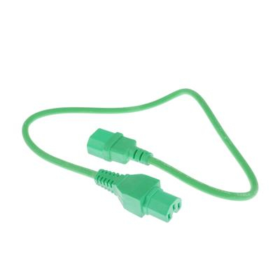 ACT Netsnoer C14 - C15 groen 0,6 m - Afbeelding 3