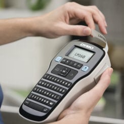 DYMO LabelManager 160-labelmaker | Draagbare labelprinter met QWERTY-toetsenbord | Inclusief zwart-wit D1-etiketten (12 mm) | Voor thuis en op kantoor - Afbeelding 4