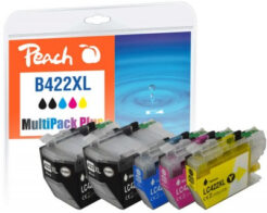 Peach PI500-384 inktcartridge 5 stuk(s) Compatibel Hoog (XL) rendement Zwart, Lichtblauw, Roze, Geel