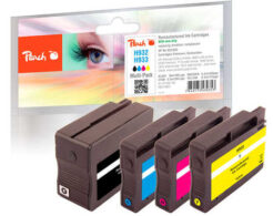 Peach 0F319883 inktcartridge 4 stuk(s) Zwart, Blauw, Magenta, Geel