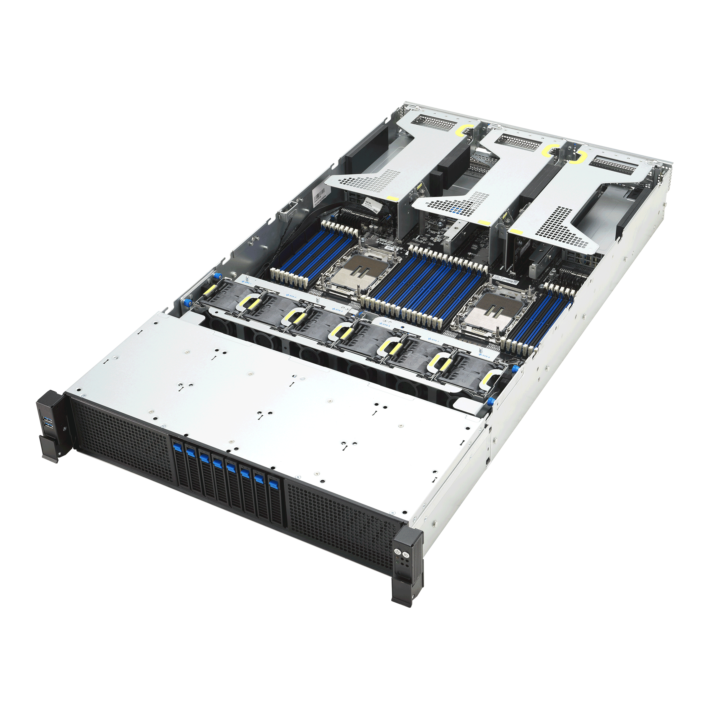 ASUS RS720-E12-RS8G Rack (2U) Zwart, Zilver - Afbeelding 5