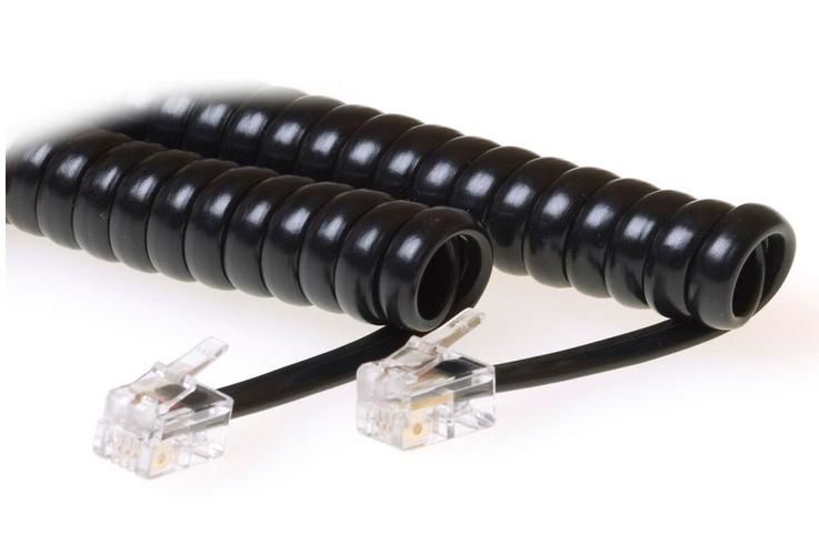 Microconnect MPK10150 telefoonkabel 1,5 m Zwart - Afbeelding 2