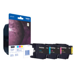 Brother LC1220RBWBP inktcartridge 3 stuk(s) Origineel Cyaan, Magenta, Geel