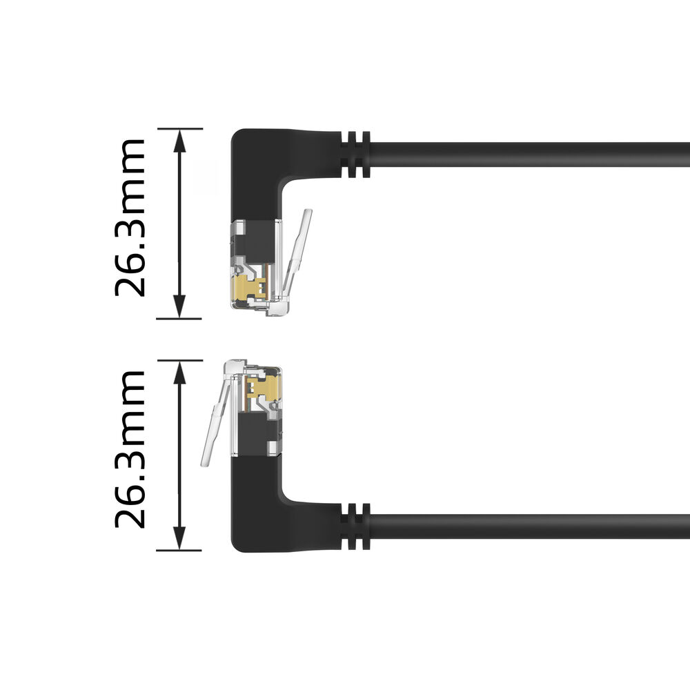 ACT DD7901 netwerkkabel Zwart 1 m Cat6a U/UTP (UTP) - Afbeelding 5