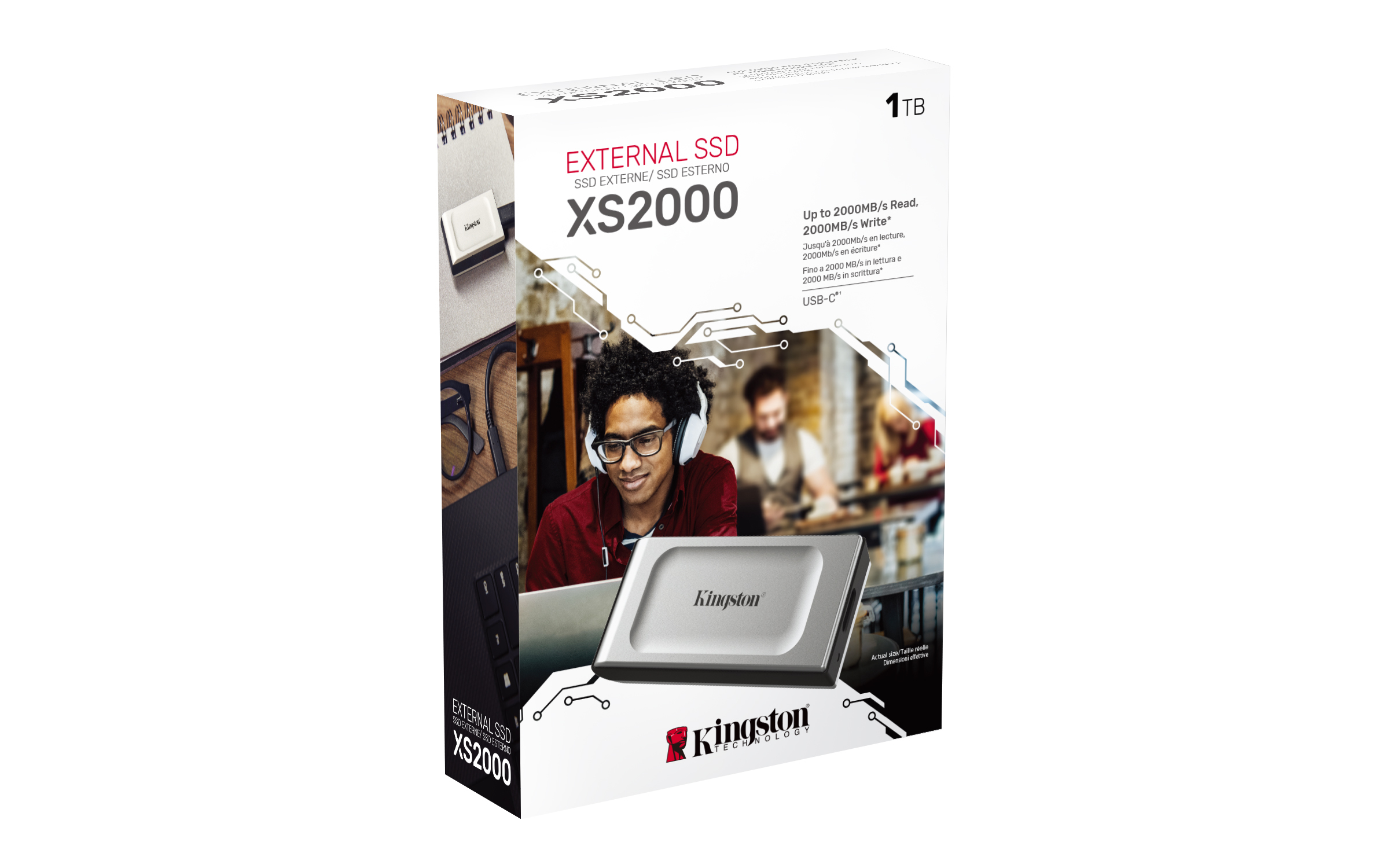 Kingston Technology 1000G Draagbare SSD XS2000 - Afbeelding 7