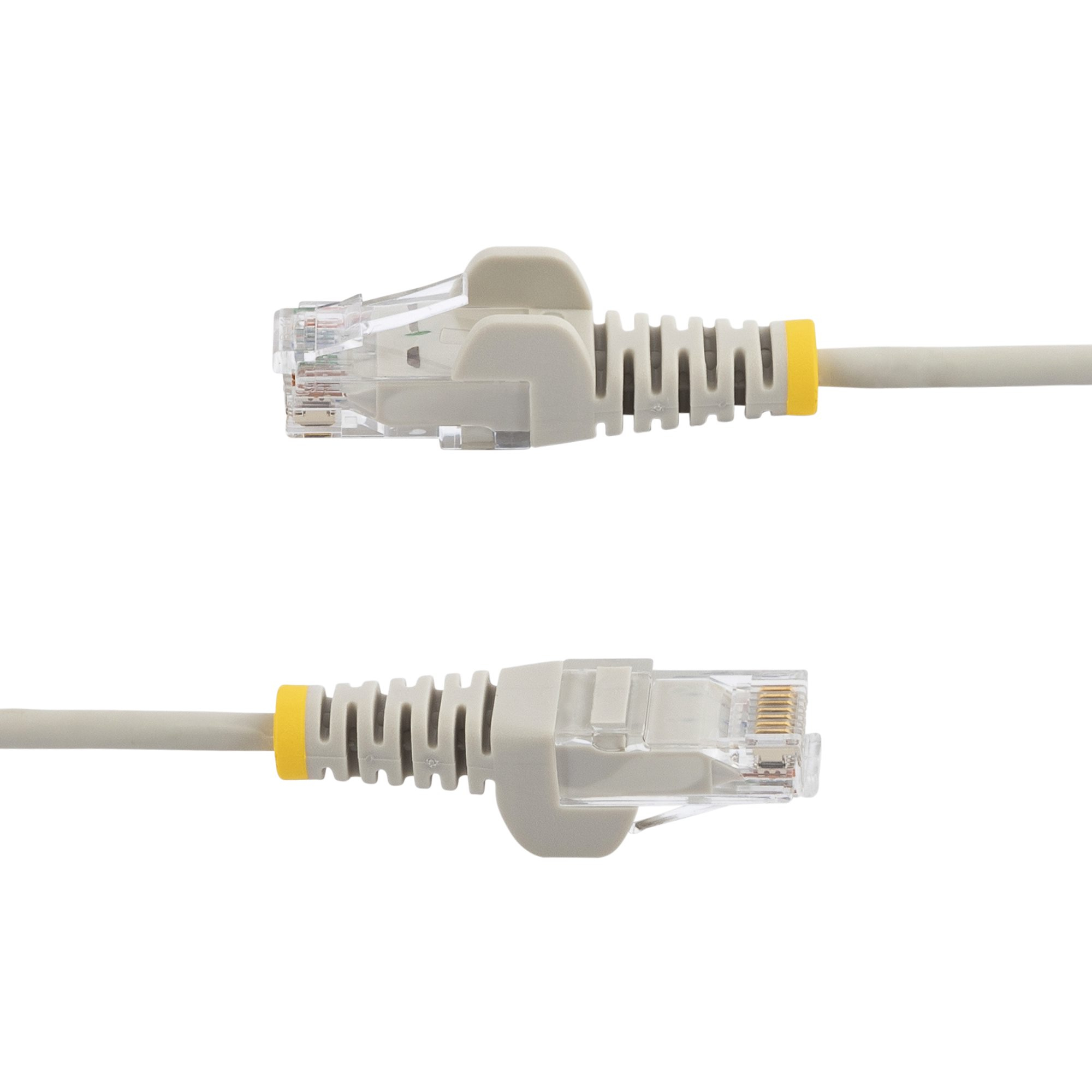 StarTech.com 15m Dunne CAT6 Ethernet Kabel, Grijs, Snagless, 100W PoE, UTP, LSZH, 28AWG Pure Koperdraad, Slim RJ45 Netwerk Patchkabel met Trekontlasting, Fluke Getest - Afbeelding 4