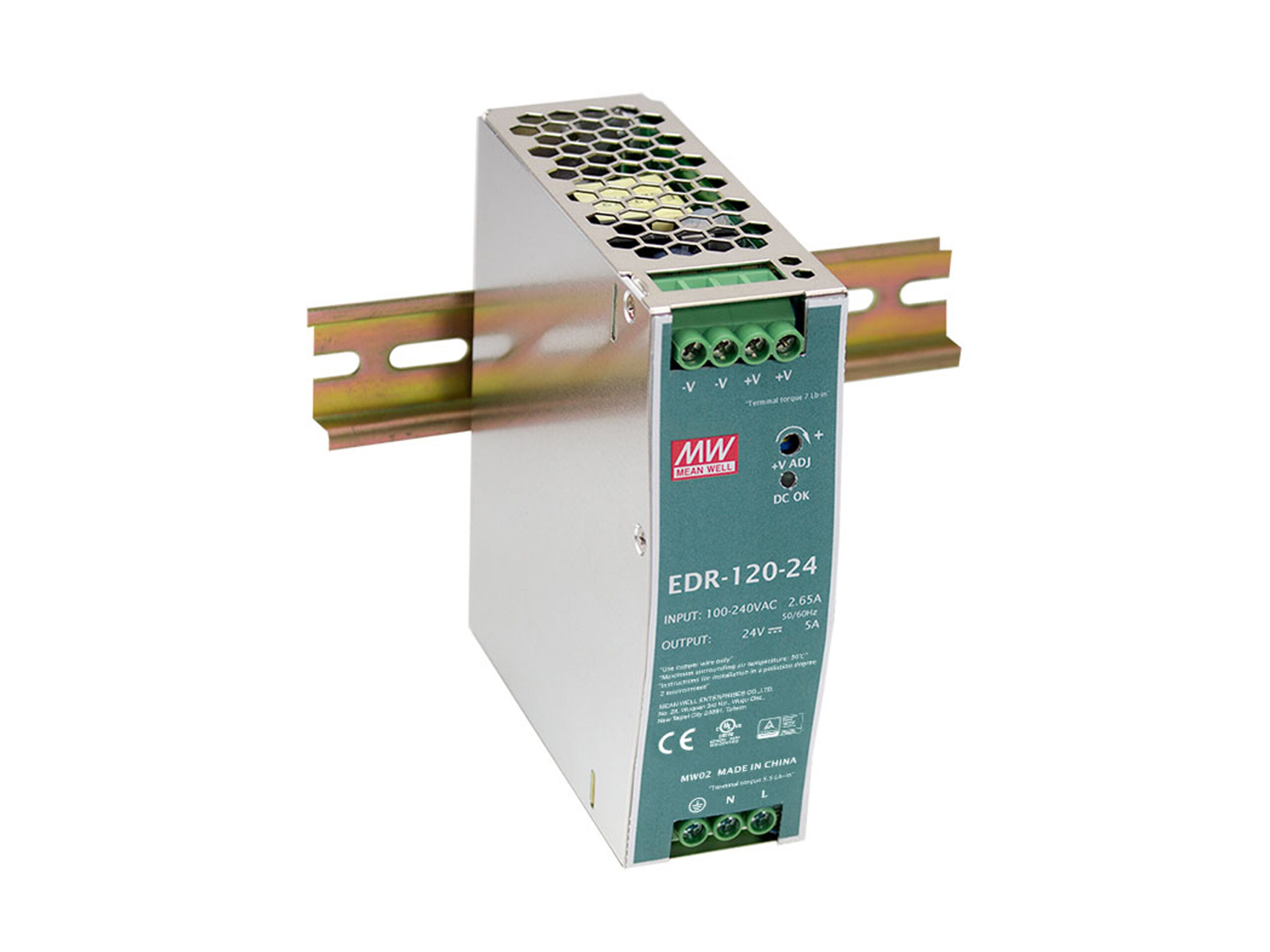 LevelOne POW-4841 power supply unit 120 W Muntkleur, Zilver - Afbeelding 2