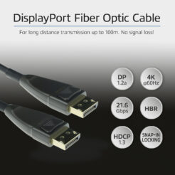 ACT 30 meter DisplayPort Active Optical Cable DisplayPort male - DisplayPort male - Afbeelding 5