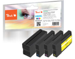 Peach PI300-1005 inktcartridge 4 stuk(s) Compatibel Hoog (XL) rendement Zwart, Cyaan, Magenta, Geel