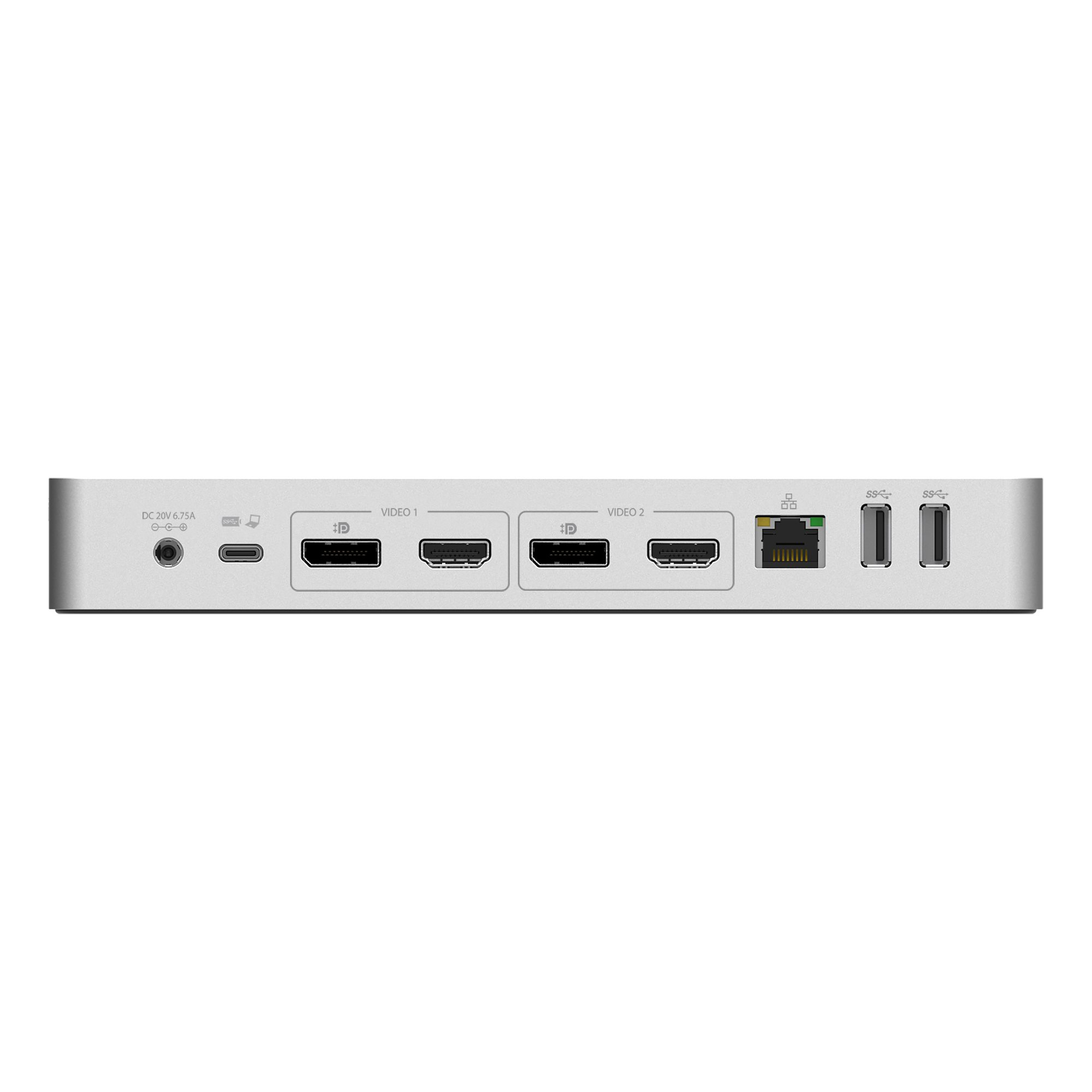 StarTech.com Universele Laptop Docking Station, Hybrid USB-C & USB-A Dock, Dual 4K DP & HDMI, 60W PD, Mac / Windows / Chrome OS, 4x USB 5Gbps Hub, GbE - Afbeelding 4