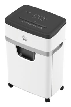 HP OneShred 18CC papiervernietiger Deeltjesversnippering 65 dB 22 cm Wit, Zwart