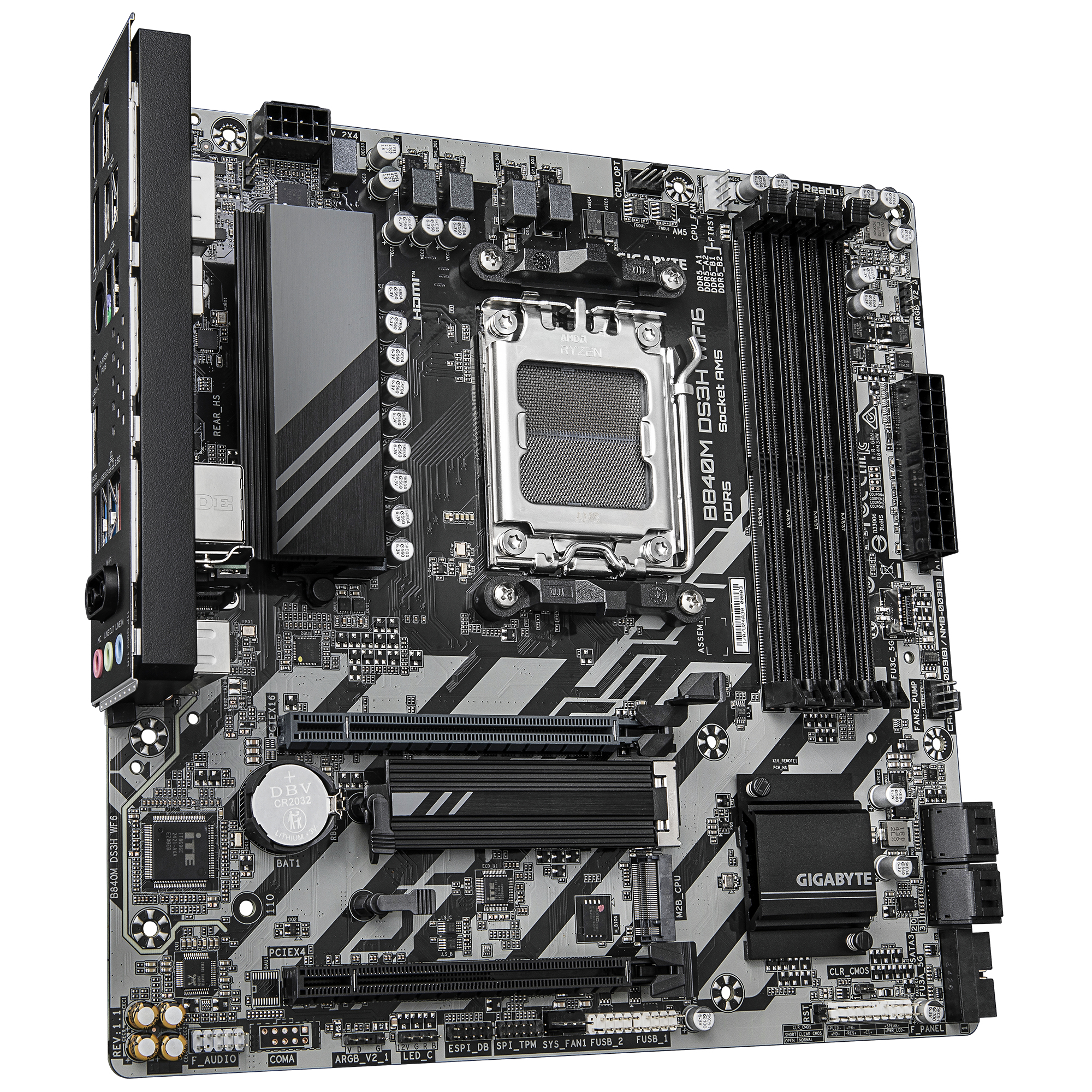 GIGABYTE B840M DS3H WIFI6 AMD B840 Socket AM5 micro ATX - Afbeelding 4
