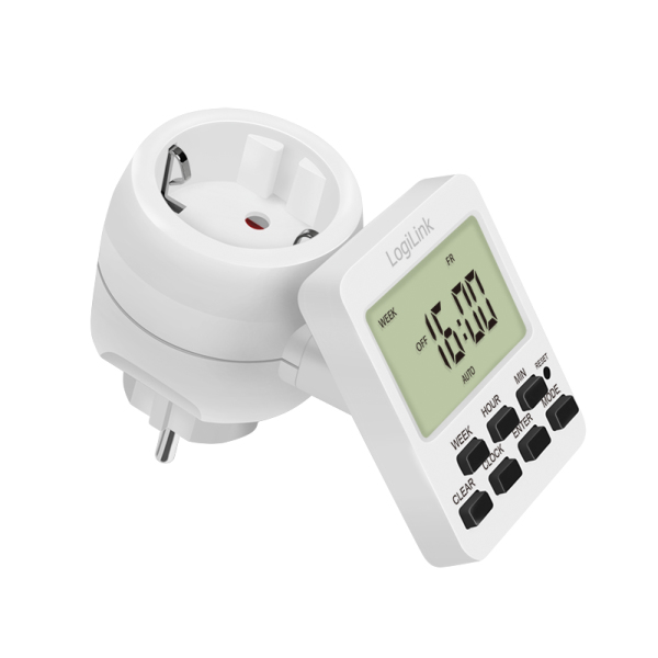 LogiLink ET0014 elektrische timer Wit Dagelijkse/Wekelijkse timer - Afbeelding 5